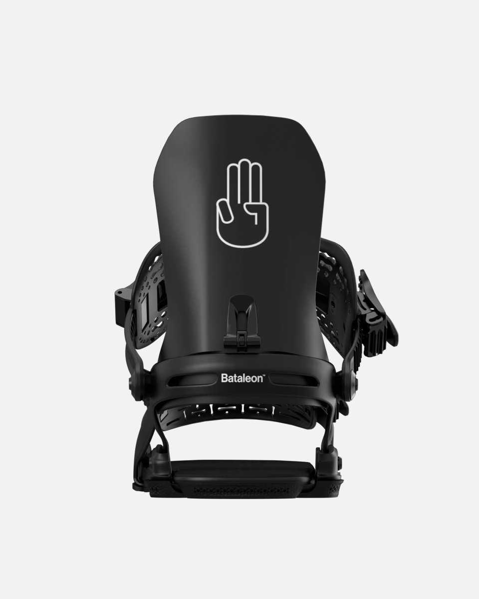 Best bindings for snowboard in black. Chaos Asymwrap 2025 | Bataleon Snowboards™ 2025.