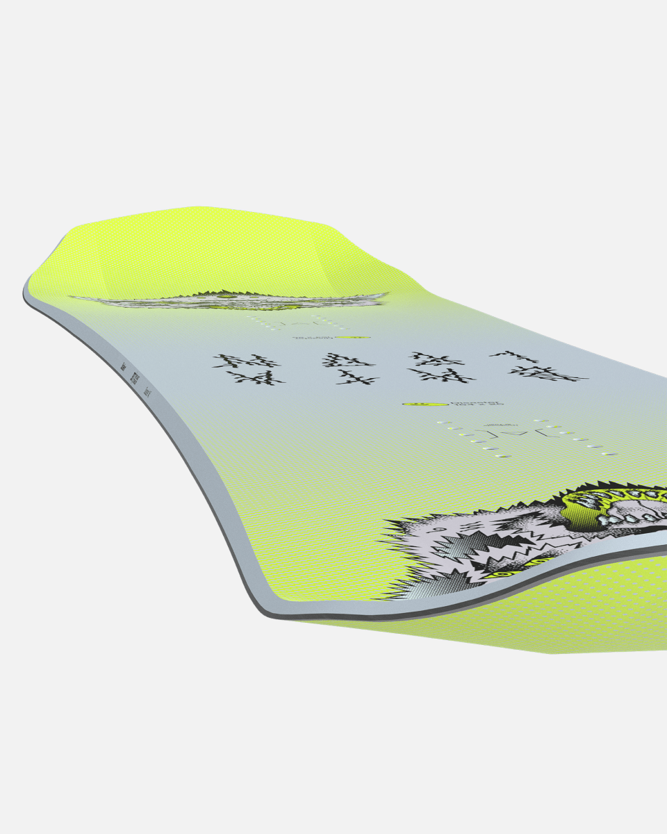 Men snowboard in yellow. Disaster 2025 | Bataleon Snowboards™ 2025.