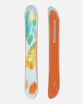 Bataleon women's snowboards in orange and blue. Feelbetter 2025 | Bataleon Snowboards™ 2025.