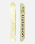 Bataleon women's snowboards in yellow and white. Spirit 2025 | Bataleon Snowboards™ 2025.