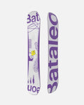 Children snowboard in purple and white. Stuntwood 2025 | Bataleon Snowboards™ 2025.