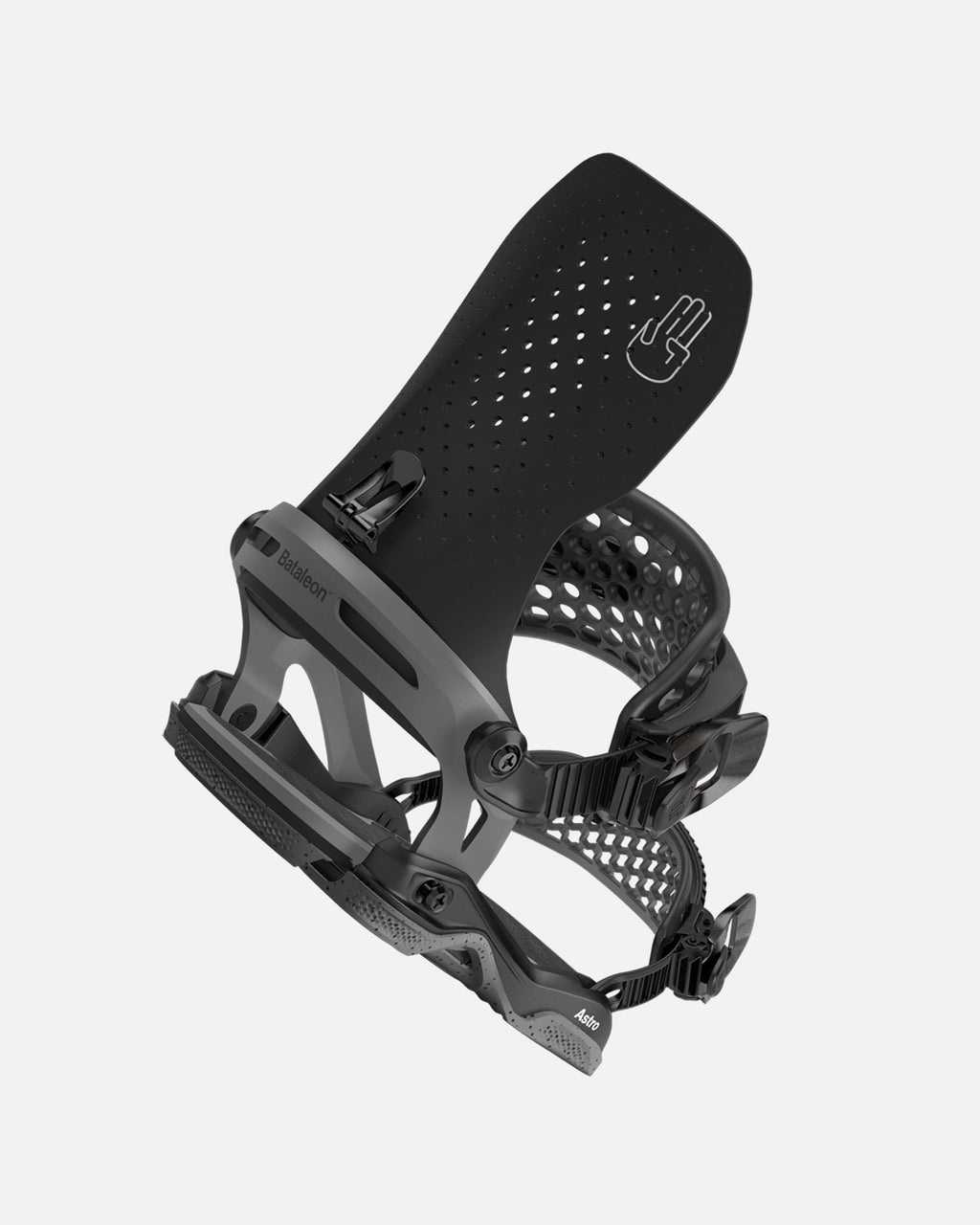 Bataleon astro Asymwrap 2023-2024 black mens snowboard bindings one