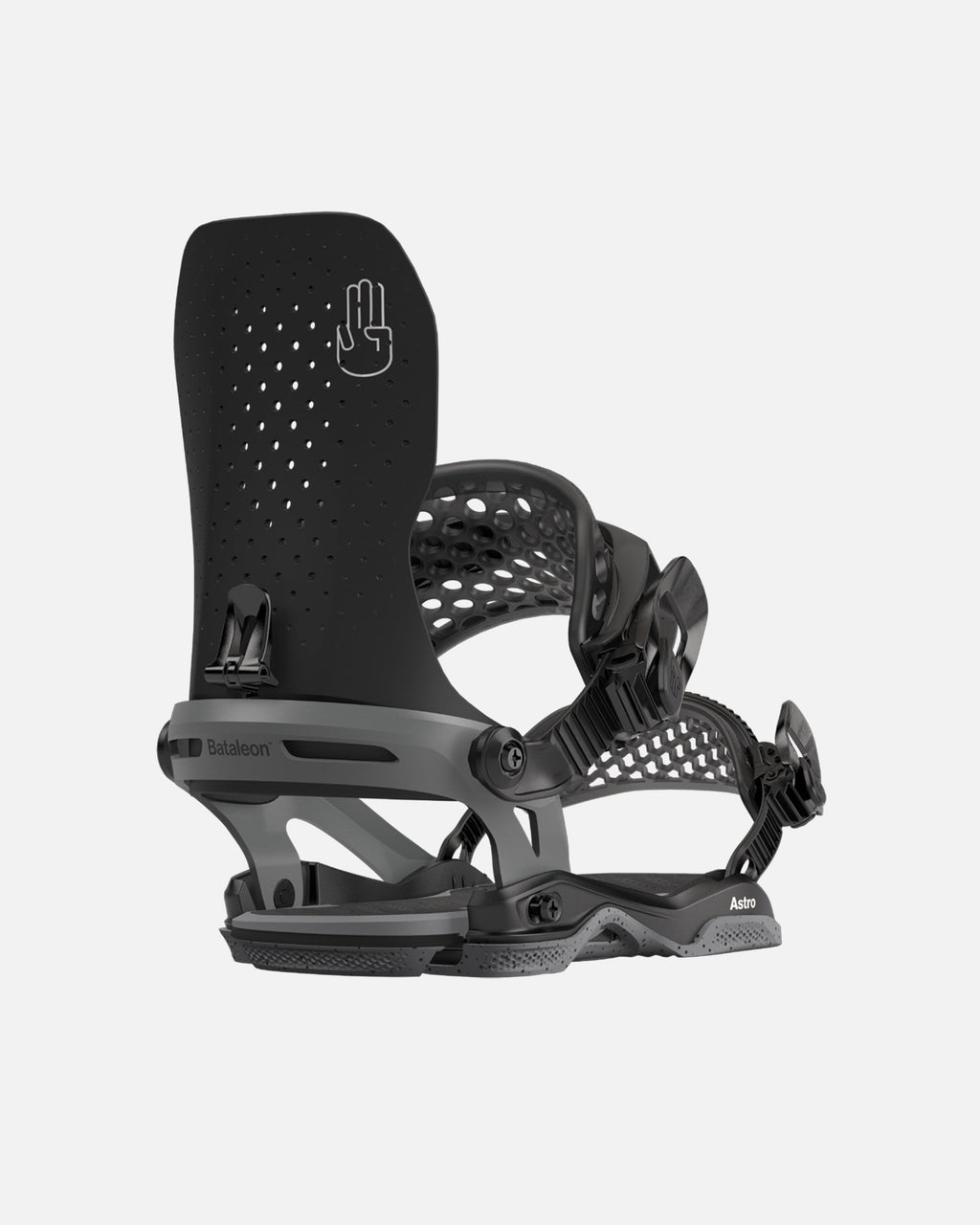 Bataleon astro Asymwrap 2023-2024 black mens snowboard bindings two