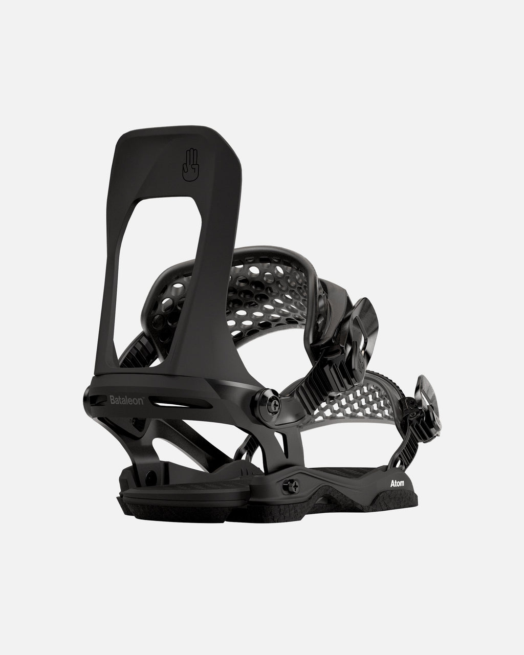Bataleon atom Asymwrap 2023-2024 black mens snowboard bindings two