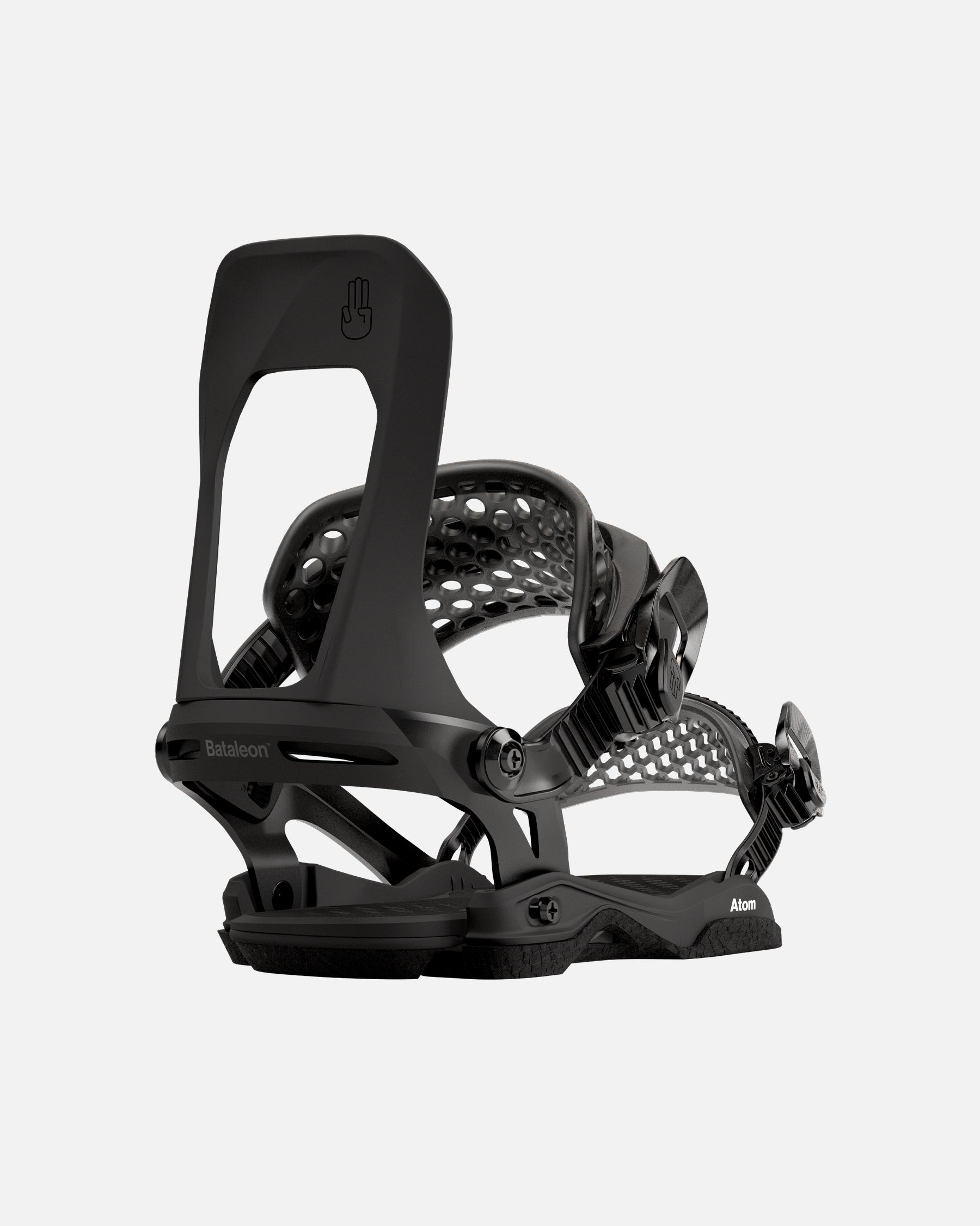 Bataleon atom Asymwrap 2023-2024 black mens snowboard bindings two