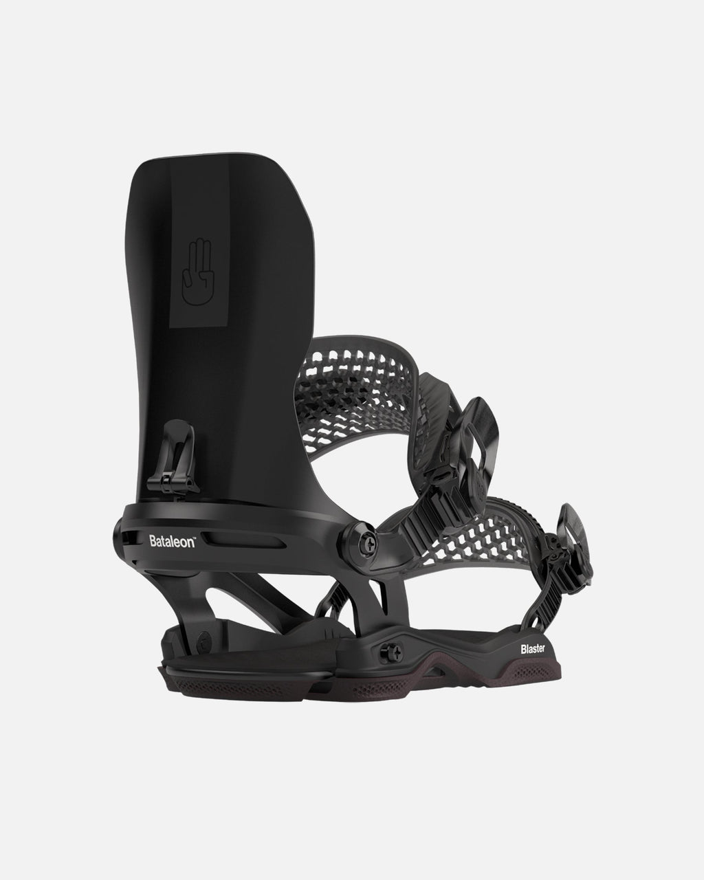 Bataleon blaster Asymwrap 2023-2024 black mens snowboard bindings two