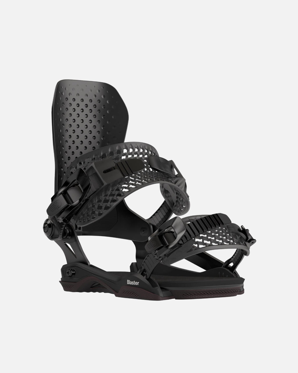Bataleon blaster Asymwrap 2023-2024 black mens snowboard bindings three