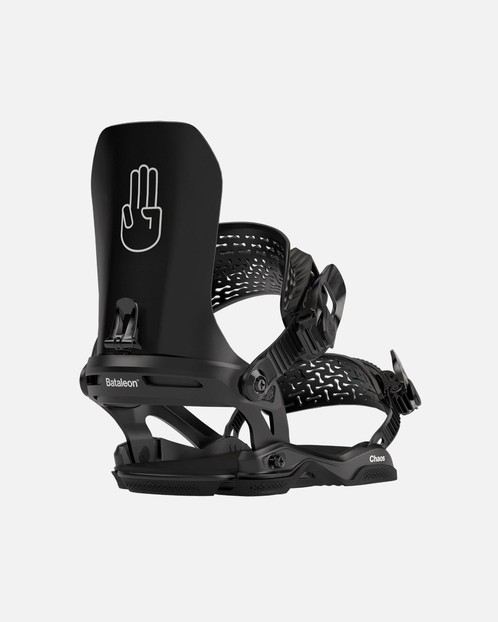 Bataleon chaos Asymwrap 2023-2024 black mens snowboard bindings two