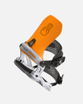 Bataleon chaos Asymwrap 2023-2024 neon orange glacier gray mens snowboard bindings one