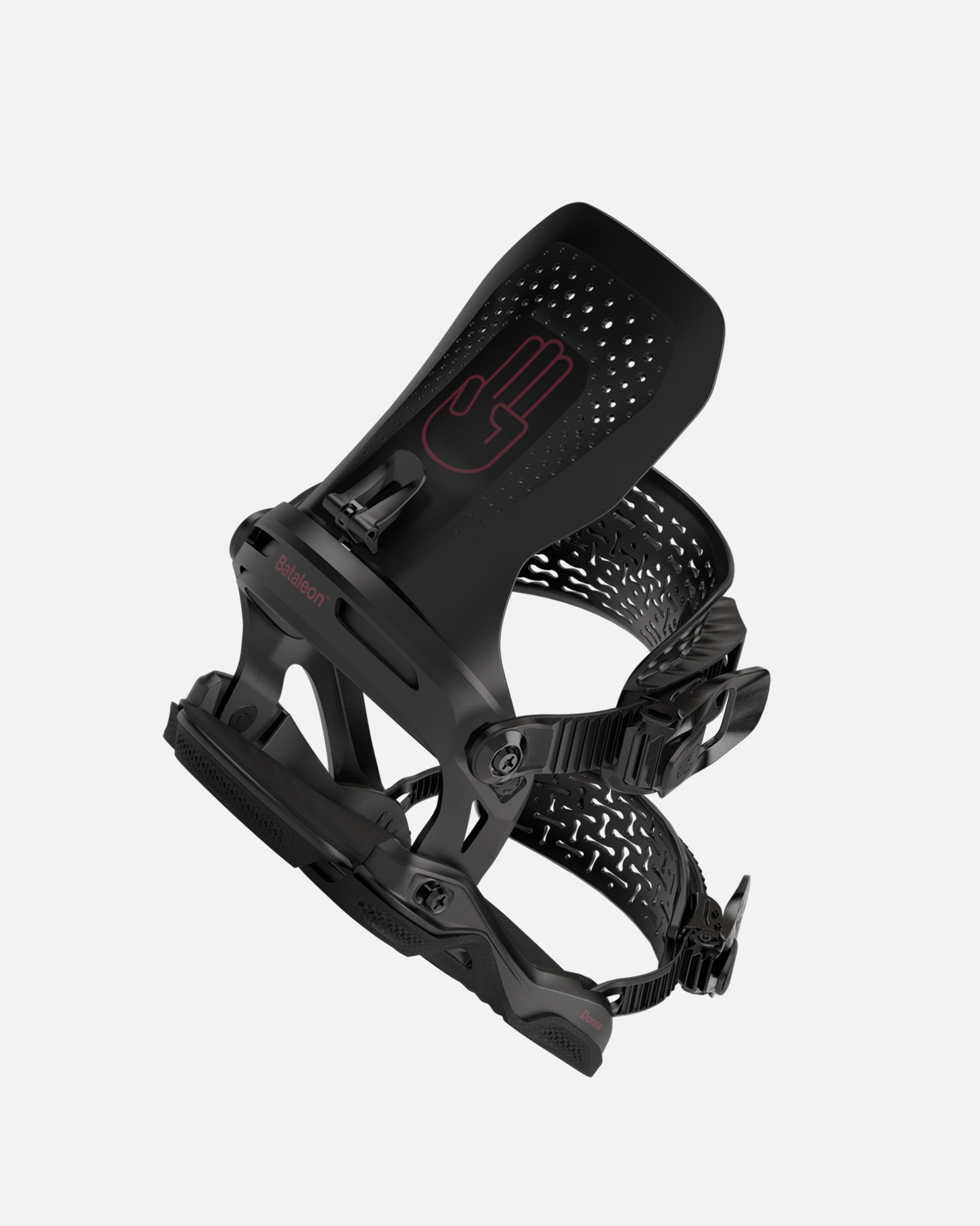 Bataleon donna Asymwrap 2023-2024 black womens snowboard bindings one