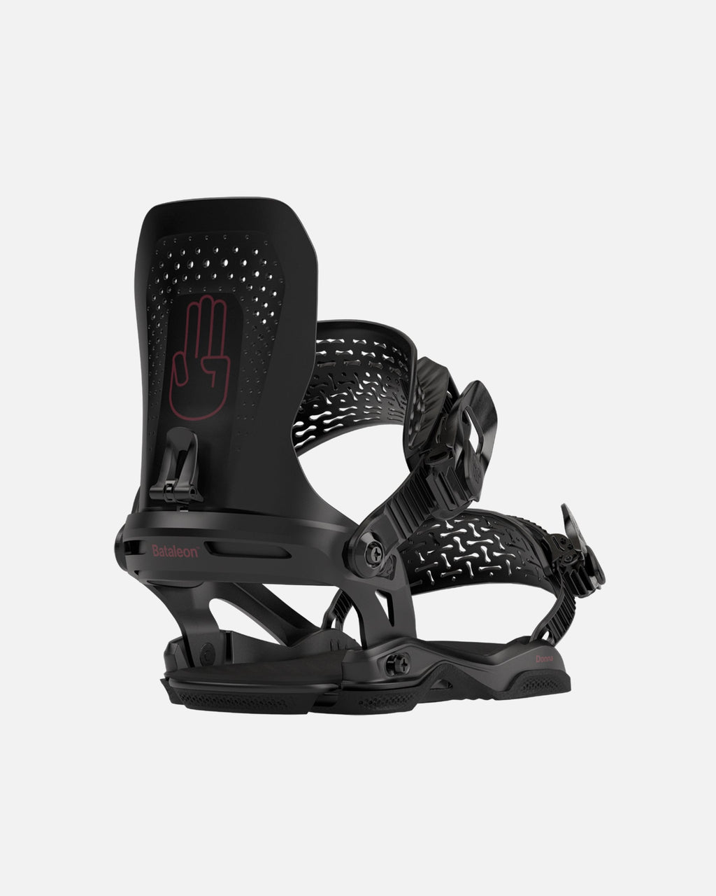 Bataleon donna Asymwrap 2023-2024 black womens snowboard bindings two