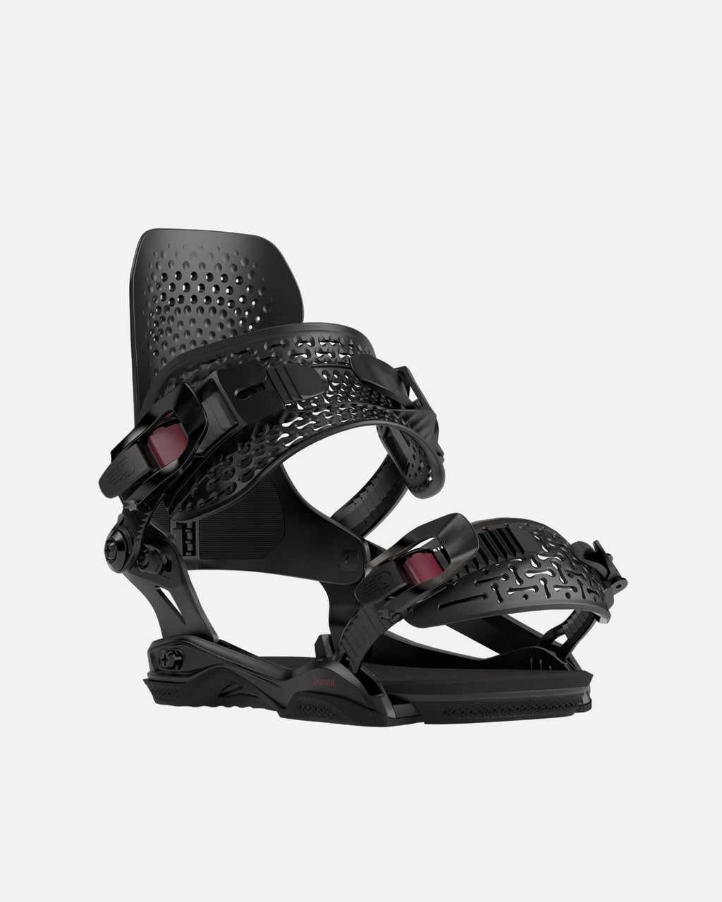 Bataleon donna Asymwrap 2023-2024 black womens snowboard bindings three