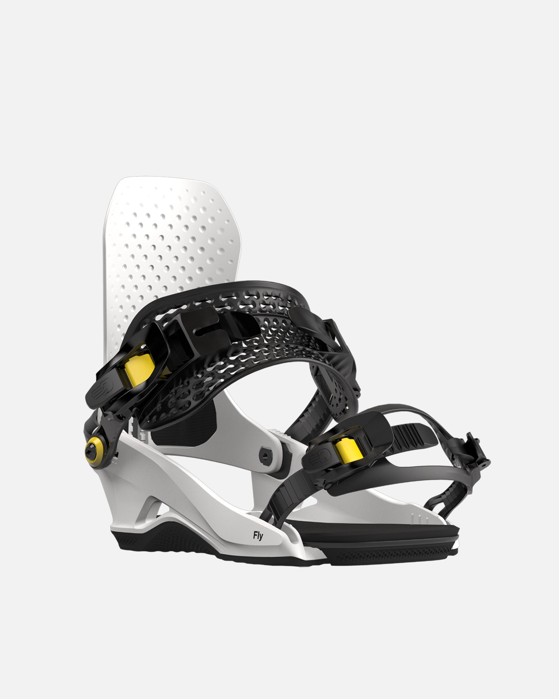 Bataleon fly heelwrap 2023-2024 white mens snowboard bindings three