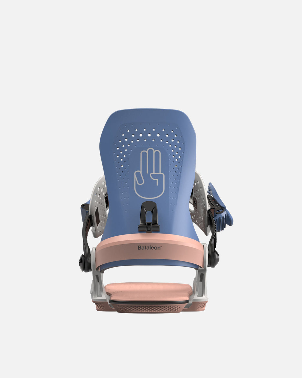 Bataleon gata heelwrap 2023-2024 lavender glacier gray womens snowboard bindings four