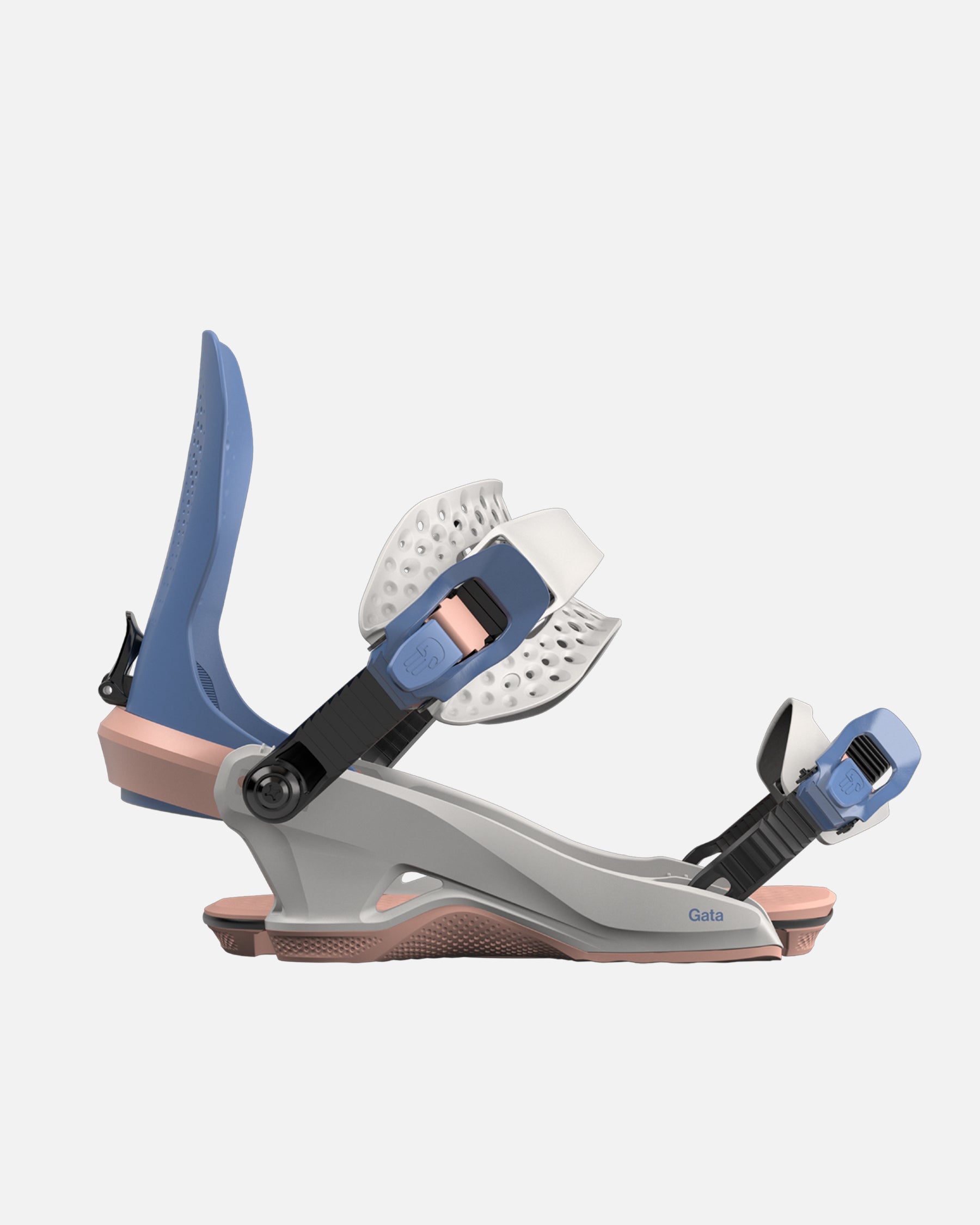 Bataleon gata heelwrap 2023-2024 lavender glacier gray womens snowboard bindings five