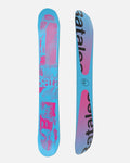 Bataleon women's snowboards in pink and blue. Distortia 2025 | Bataleon Snowboards™ 2025.