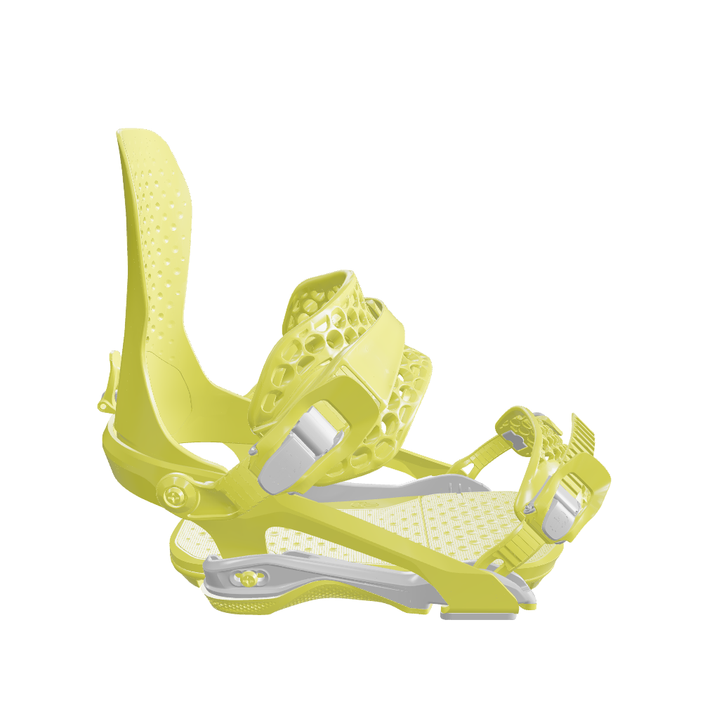 Men's snowboard bindings in black. Astro Fullwrap 2025 | Bataleon Snowboards™ 2025.