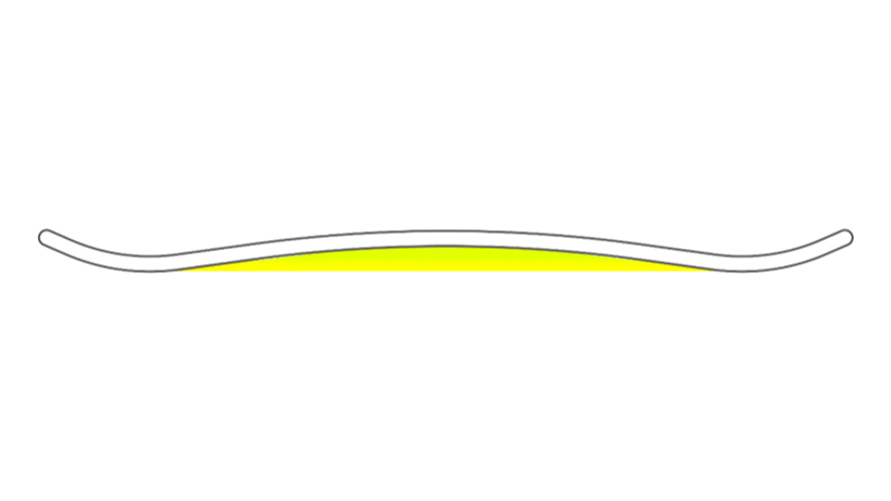 Camber Snowboard profile