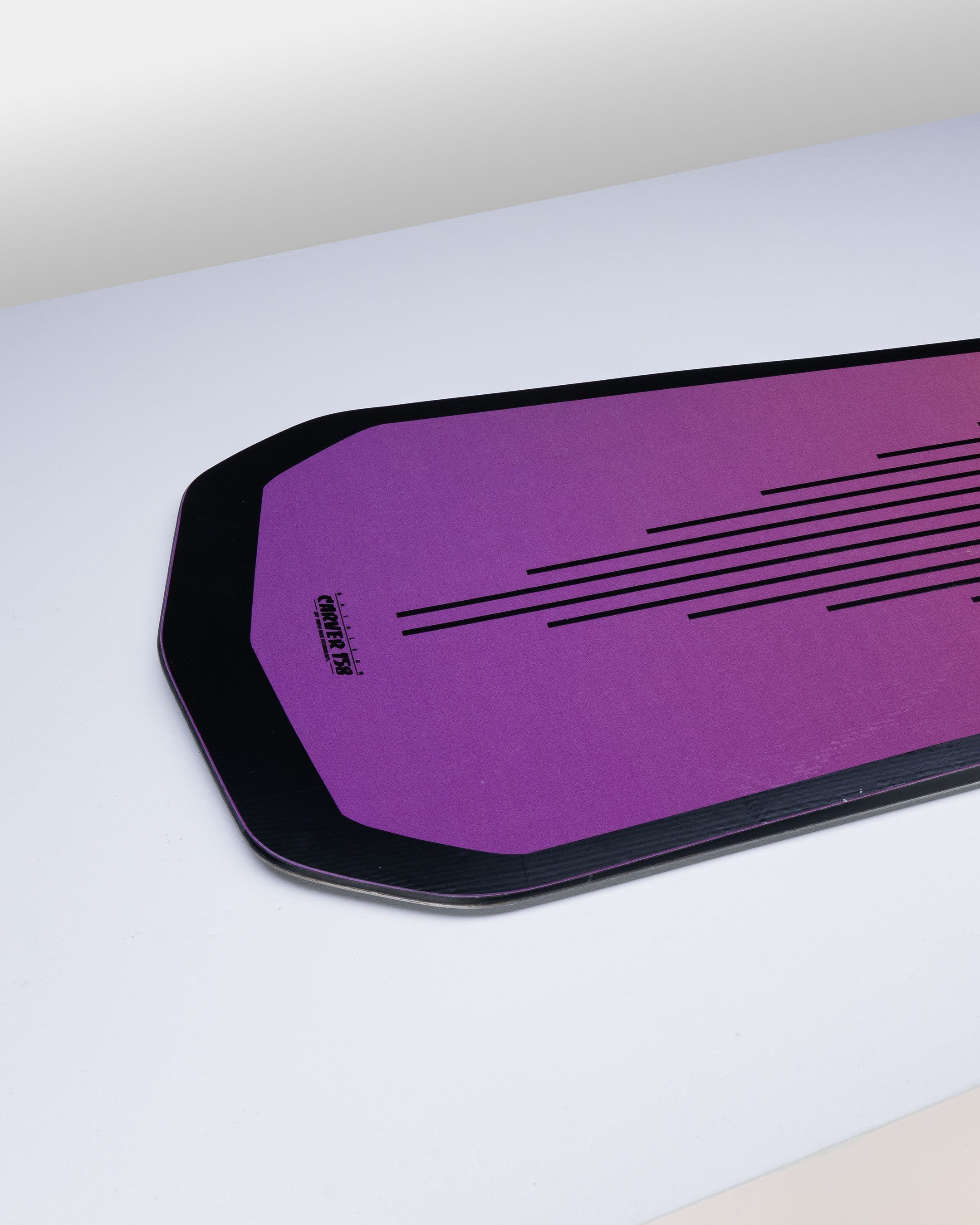 Bataleon carving snowboard tail shot