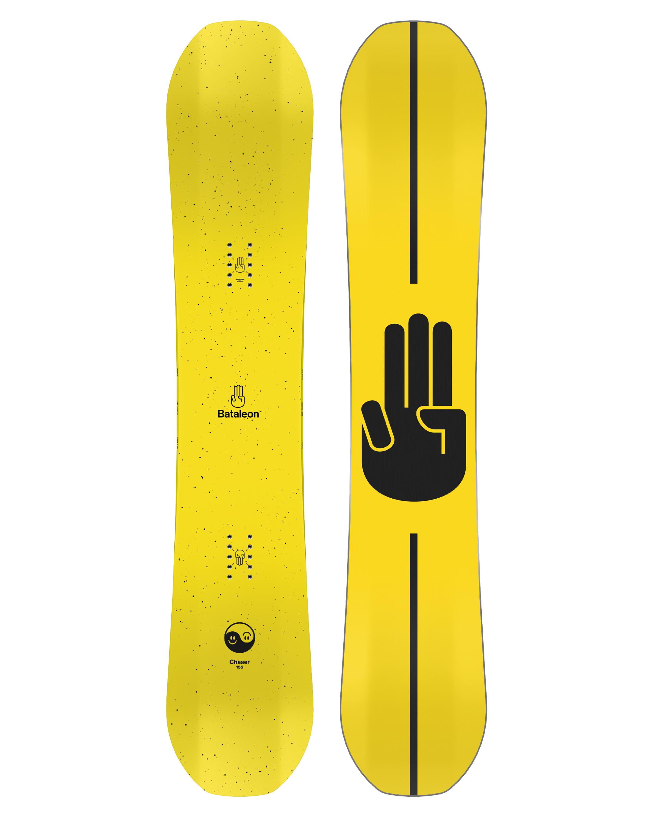 Bataleon Chaser Snowboard 2020 - 2021 product image of a yellow snowboard by Bataleon Snowboards 1