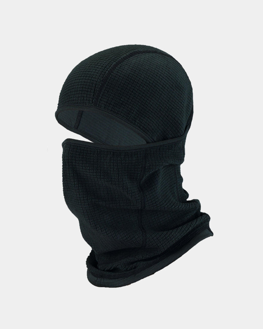 black snowboard facemask