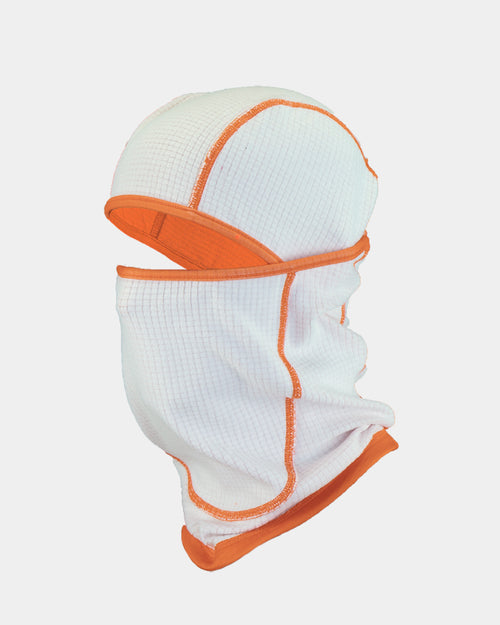 Orange snowboard facemask