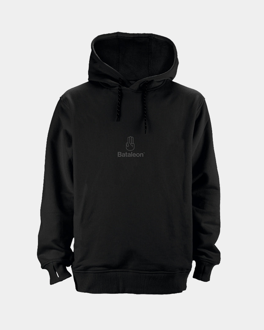 Bataleon Snowproof hoodie black 2021-2022 waterproof hoodie by bataleon snowboards